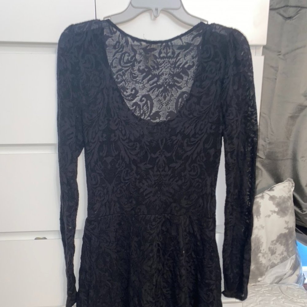 Black Lace Free People Dress